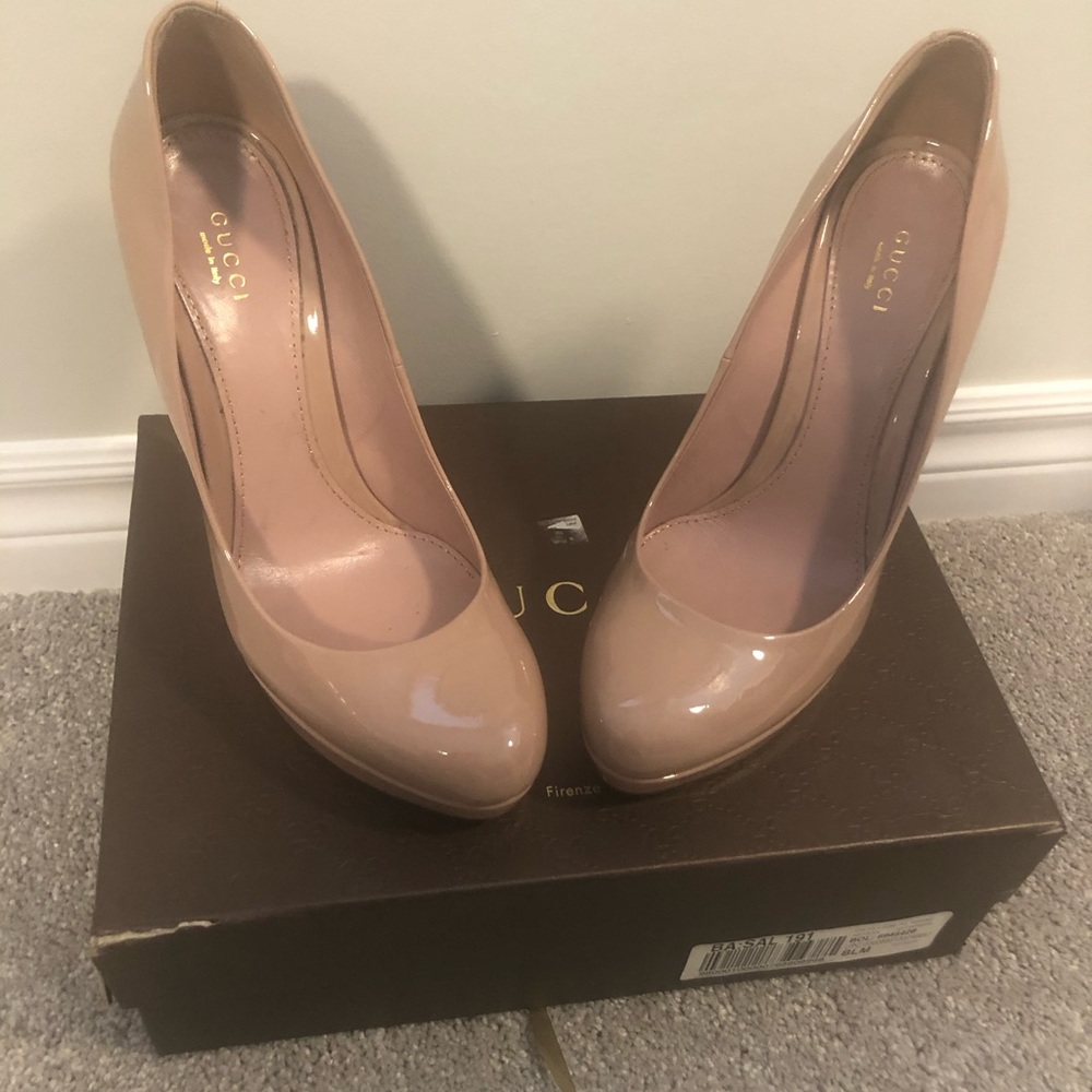 Nude Gucci Heels